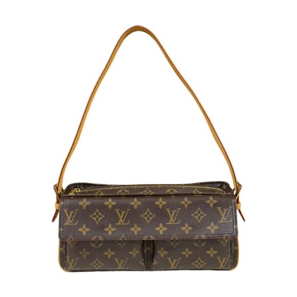 LOUIS VUITTON Brown Monogram Canvas Shoulder Bag - Picture 1 of 15